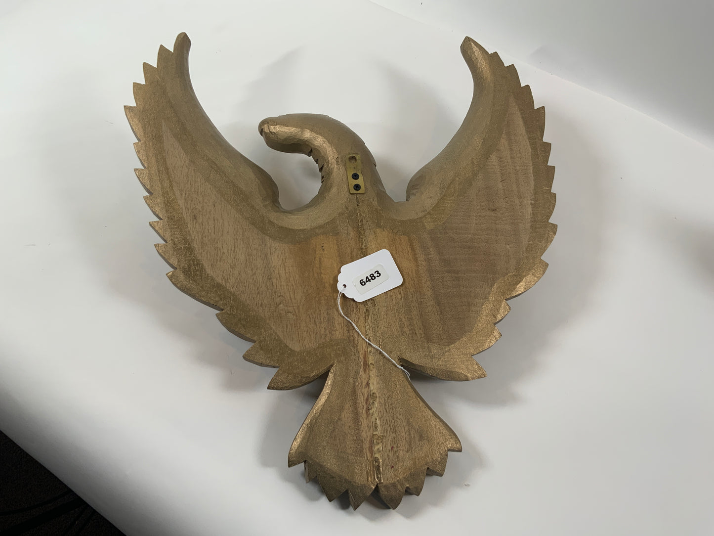 Carved Wood American Eagle With Gold Finish - Lannan Gallery