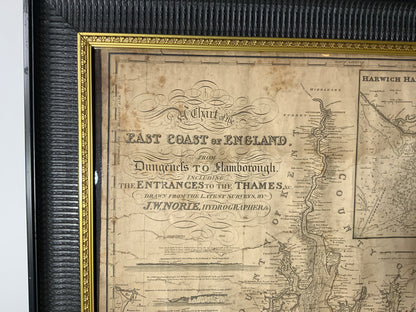 Chart of the East Coast of England - Lannan Gallery