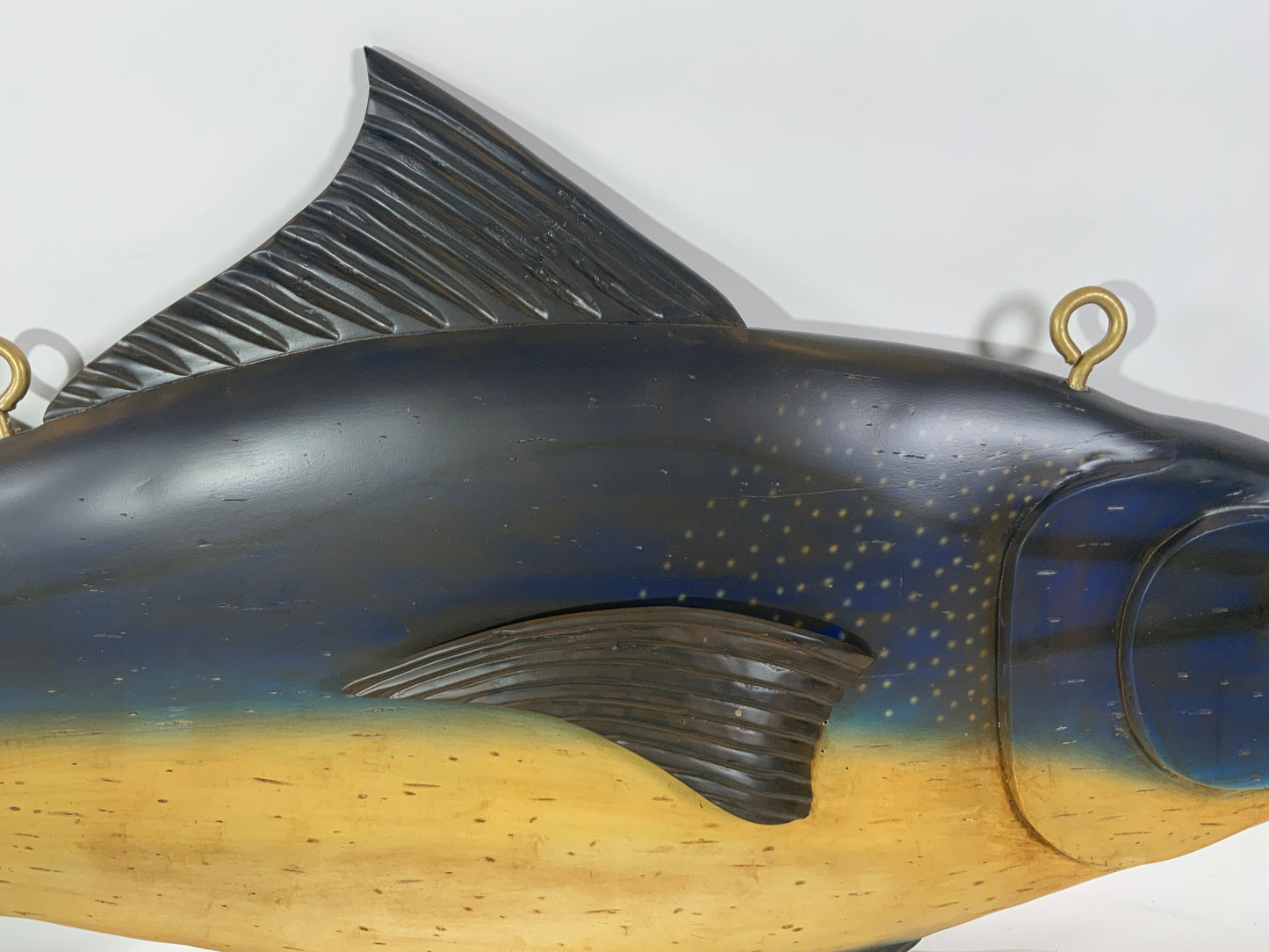 Carved Tuna Fish With Painted Finish - Lannan Gallery