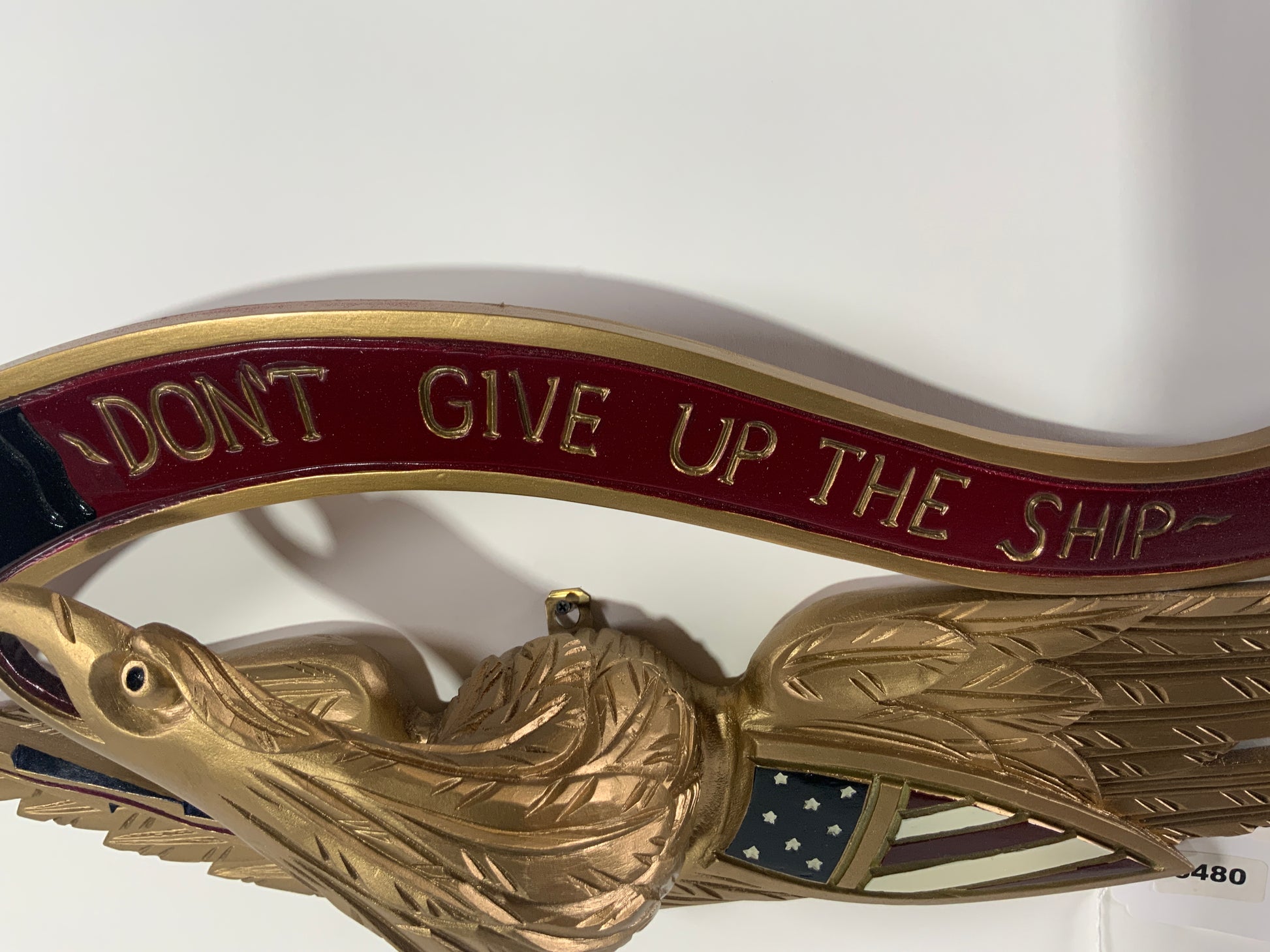 Gold Carved Eagle- Don't Give Up The Ship - Lannan Gallery