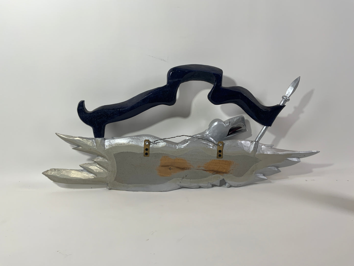 Silver Carved Eagle- "God Bless America" - Lannan Gallery