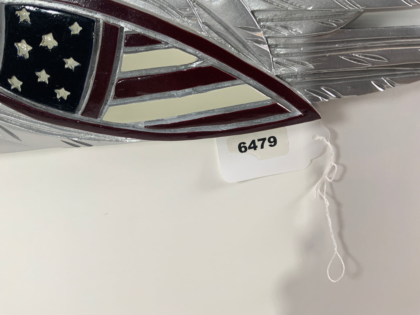 Silver Carved Eagle- Don't Give Up The Ship - Lannan Gallery