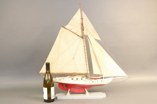 1950's Model of a Sloop - Lannan Gallery
