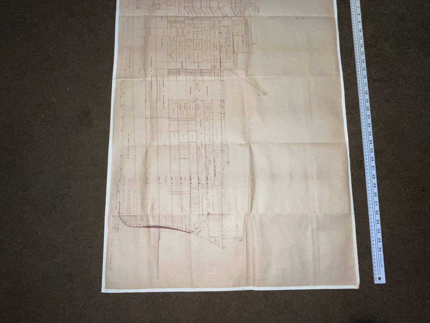 Ocean Liner Normandie Longitudinal Plan