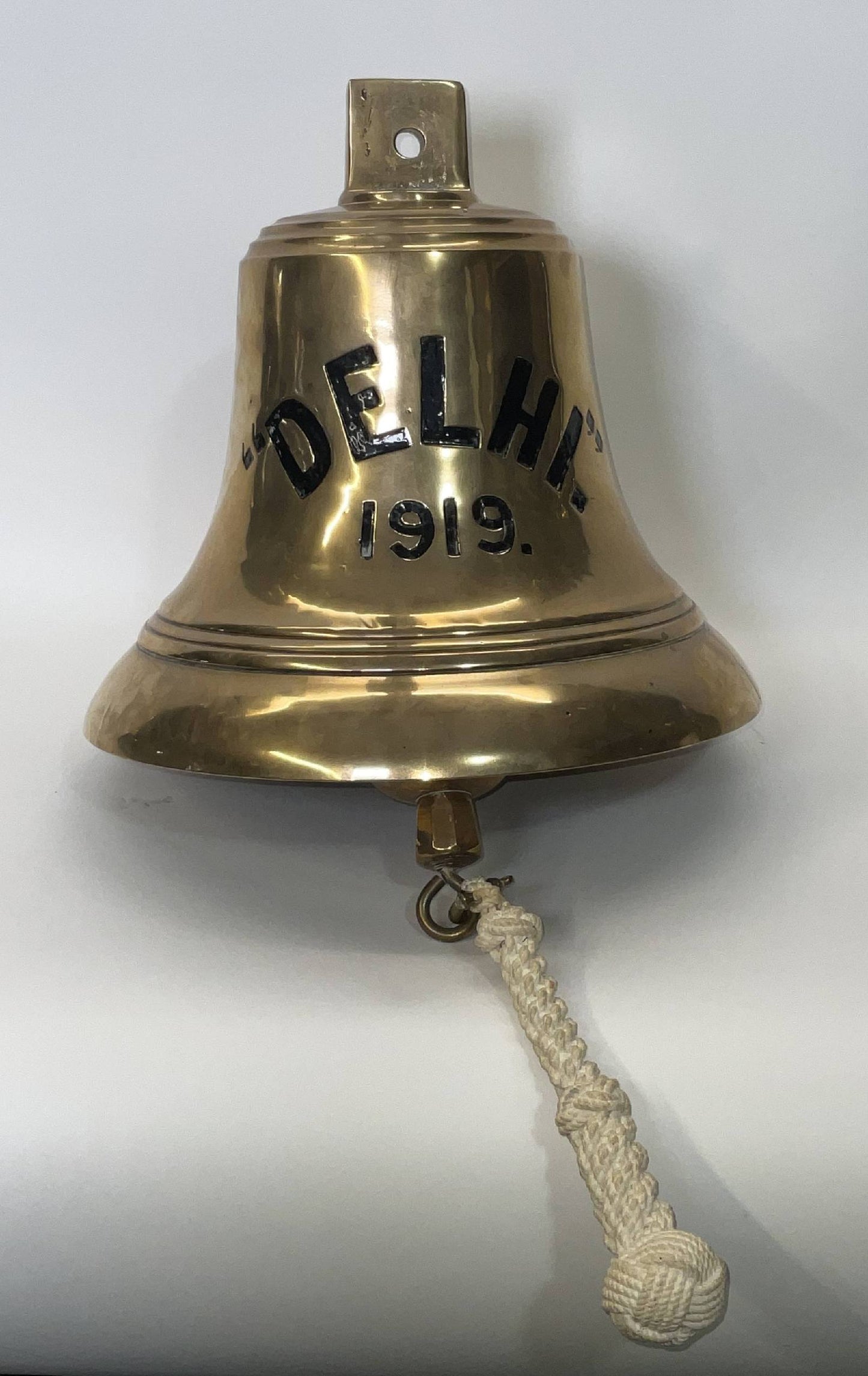 Bell from HMS Delhi, 1919.