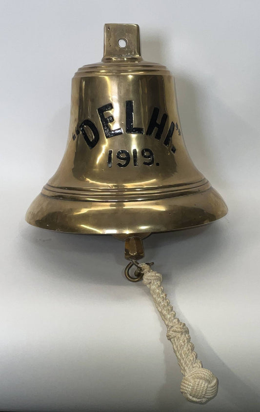 Bell from HMS Delhi, 1919.