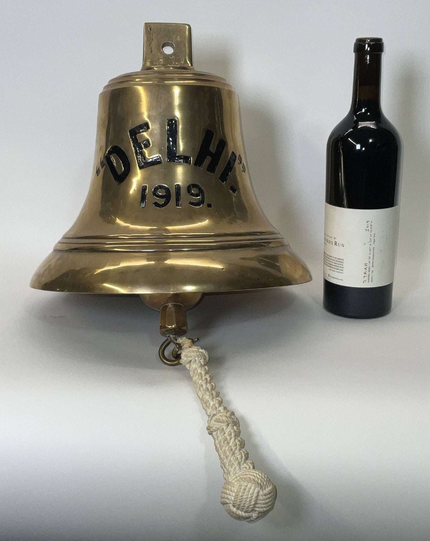 Bell from HMS Delhi, 1919.