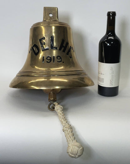 Bell from HMS Delhi, 1919.
