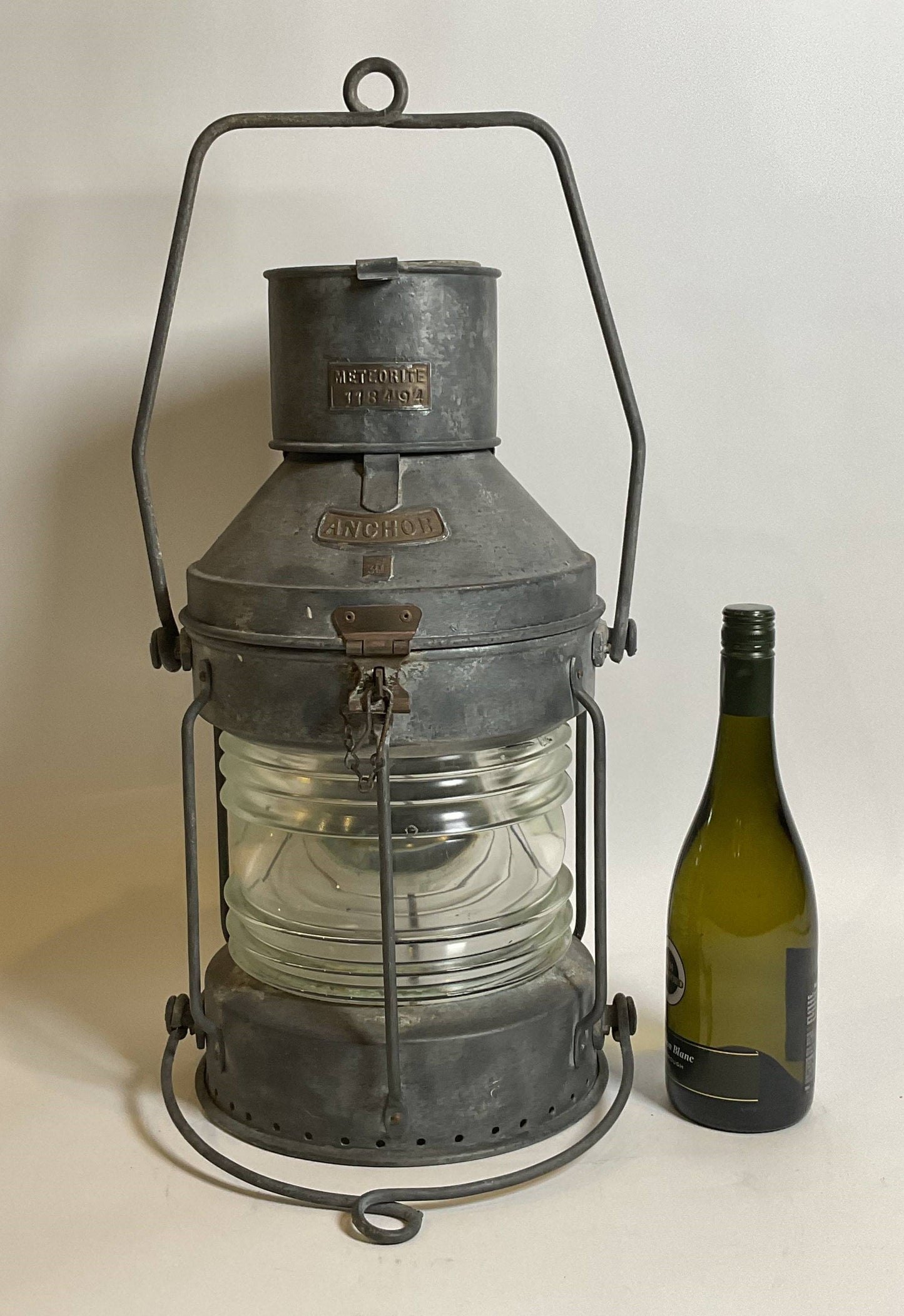 English Ships Anchor Lantern By Meteorite