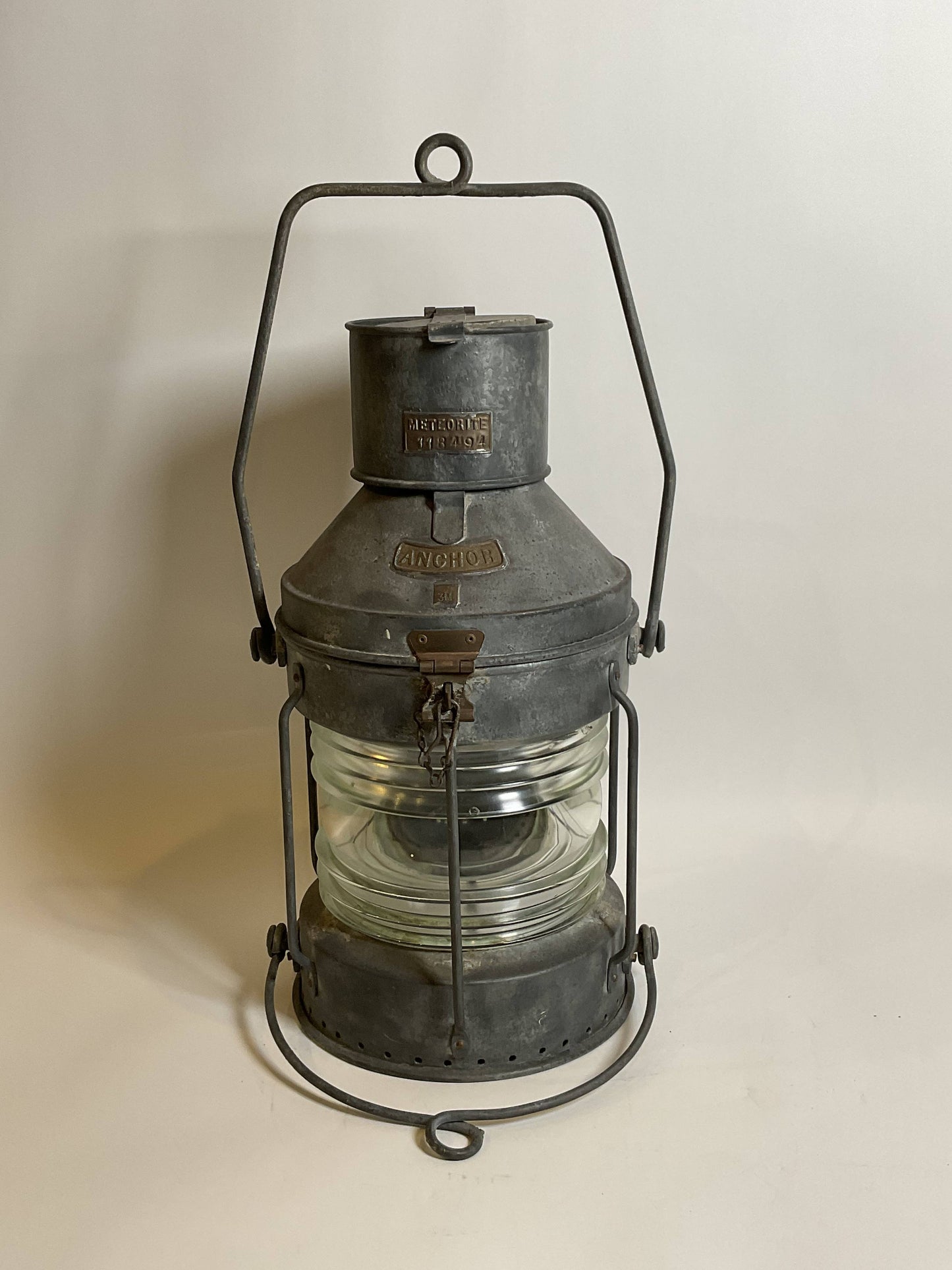 English Ships Anchor Lantern By Meteorite