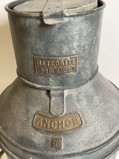 English Ships Anchor Lantern By Meteorite