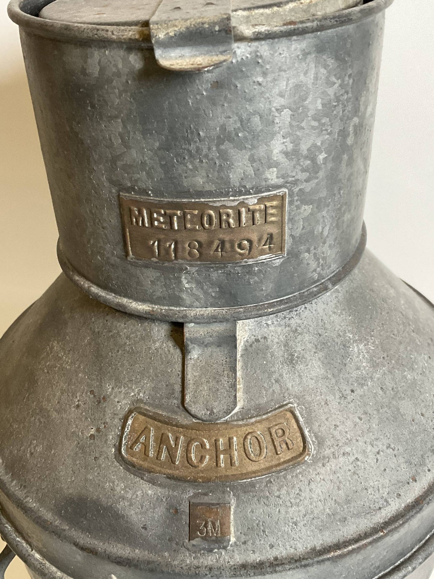 English Ships Anchor Lantern By Meteorite