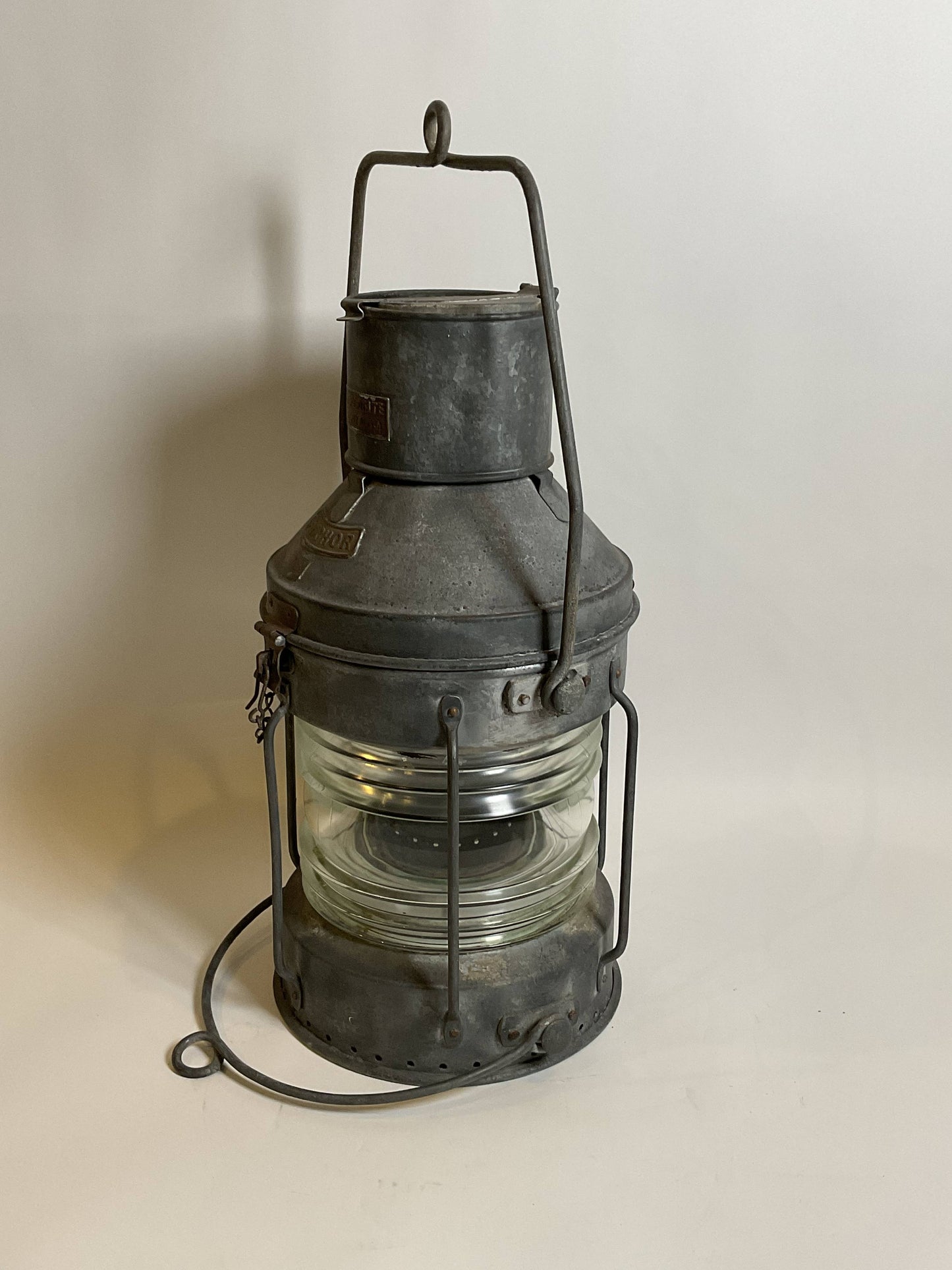 English Ships Anchor Lantern By Meteorite