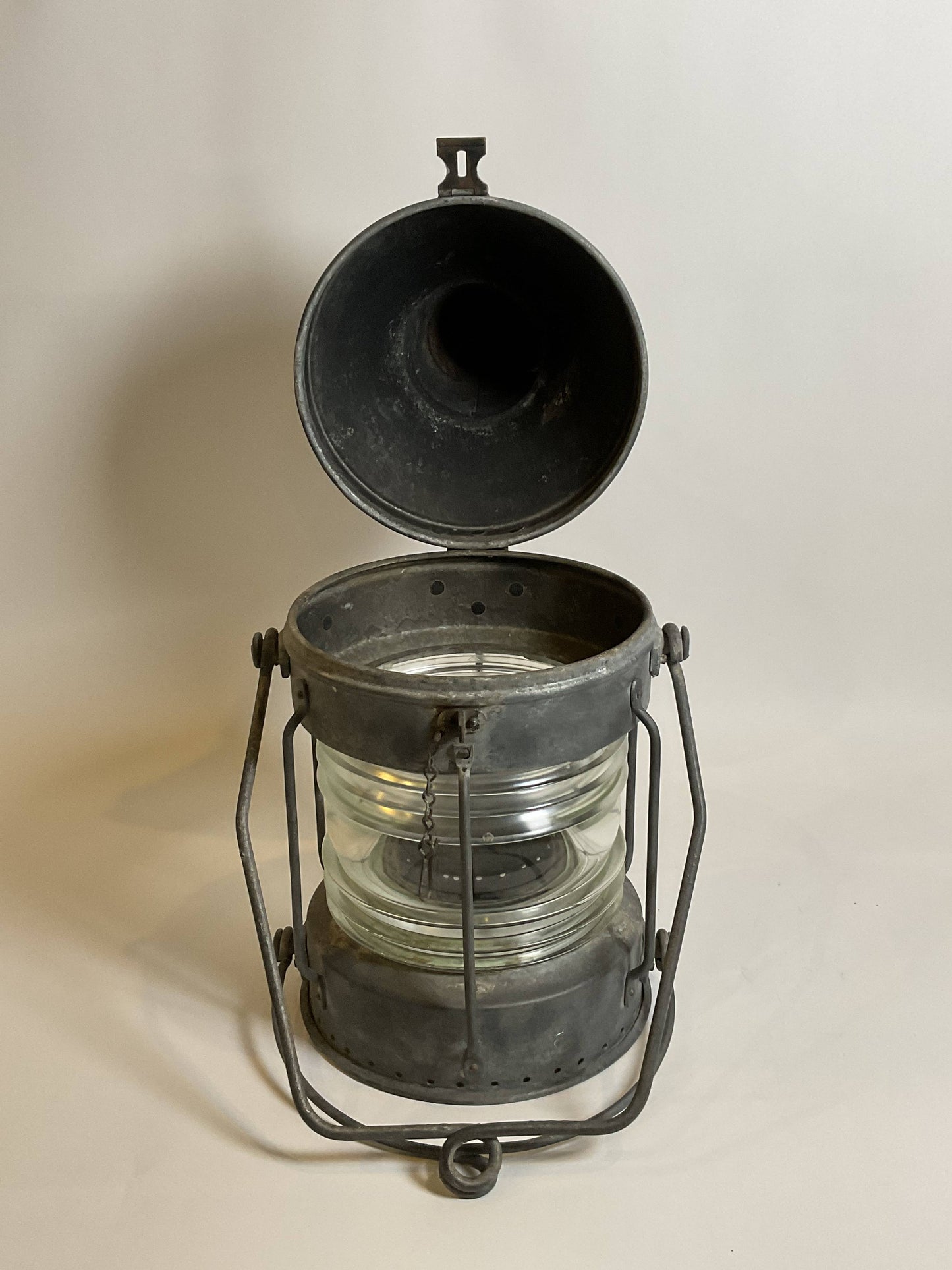 English Ships Anchor Lantern By Meteorite