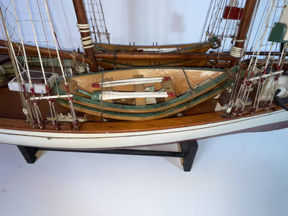 Antique Model of a Fishing Schooner
