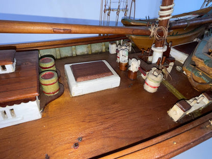 Antique Model of a Fishing Schooner