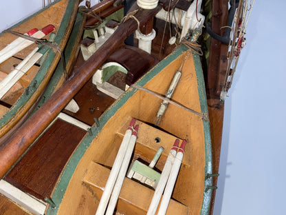 Antique Model of a Fishing Schooner