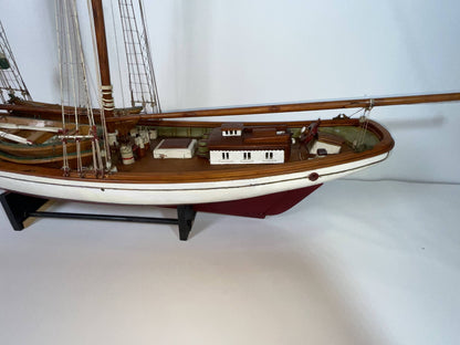 Antique Model of a Fishing Schooner