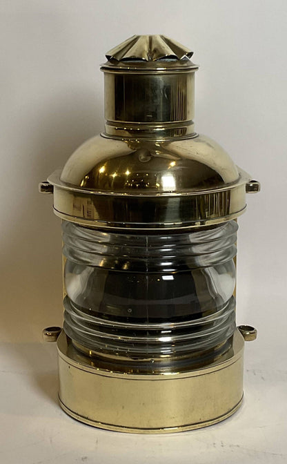 Ships Lantern with Fresnel Glass Lens