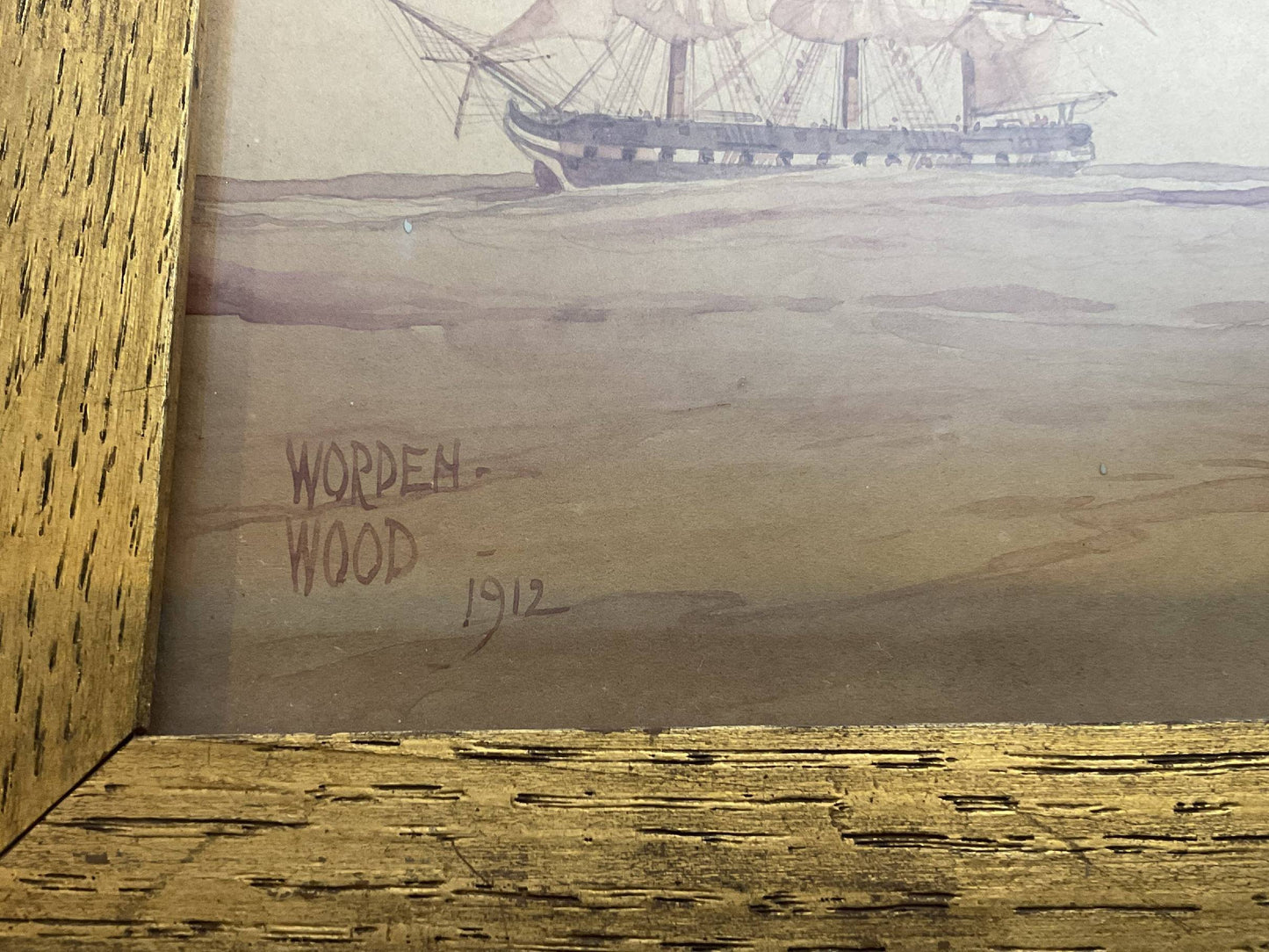 Worden Wood Frigate of the Ship on the Line Ohio