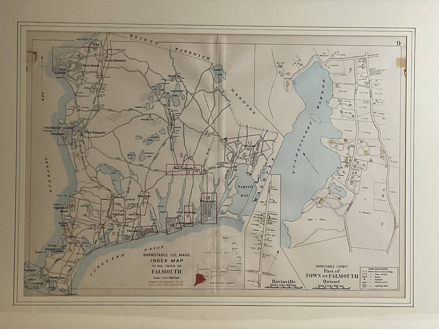 Falmouth Map From 1900