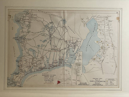 Falmouth Map From 1900