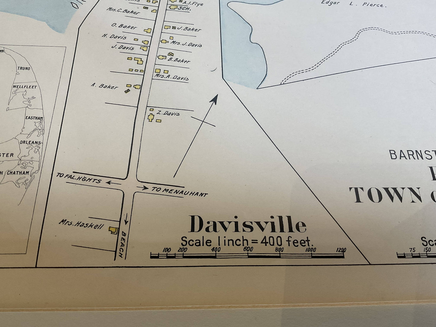 Falmouth Map From 1900