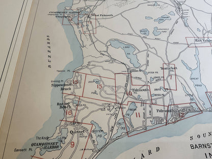 Falmouth Map From 1900