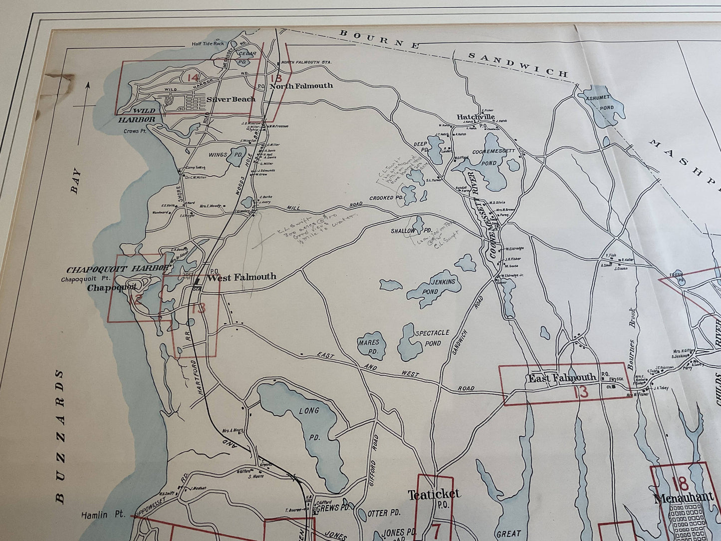 Falmouth Map From 1900