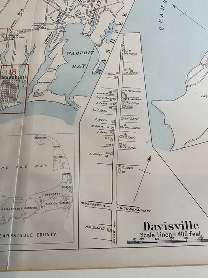 Falmouth Map From 1900