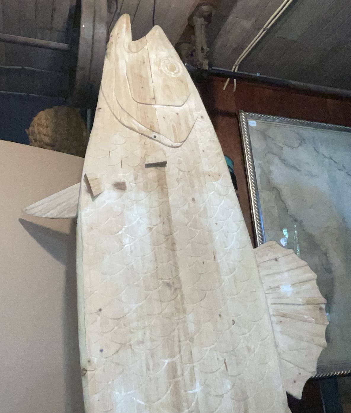 10 foot Carved Codfish Tradesign