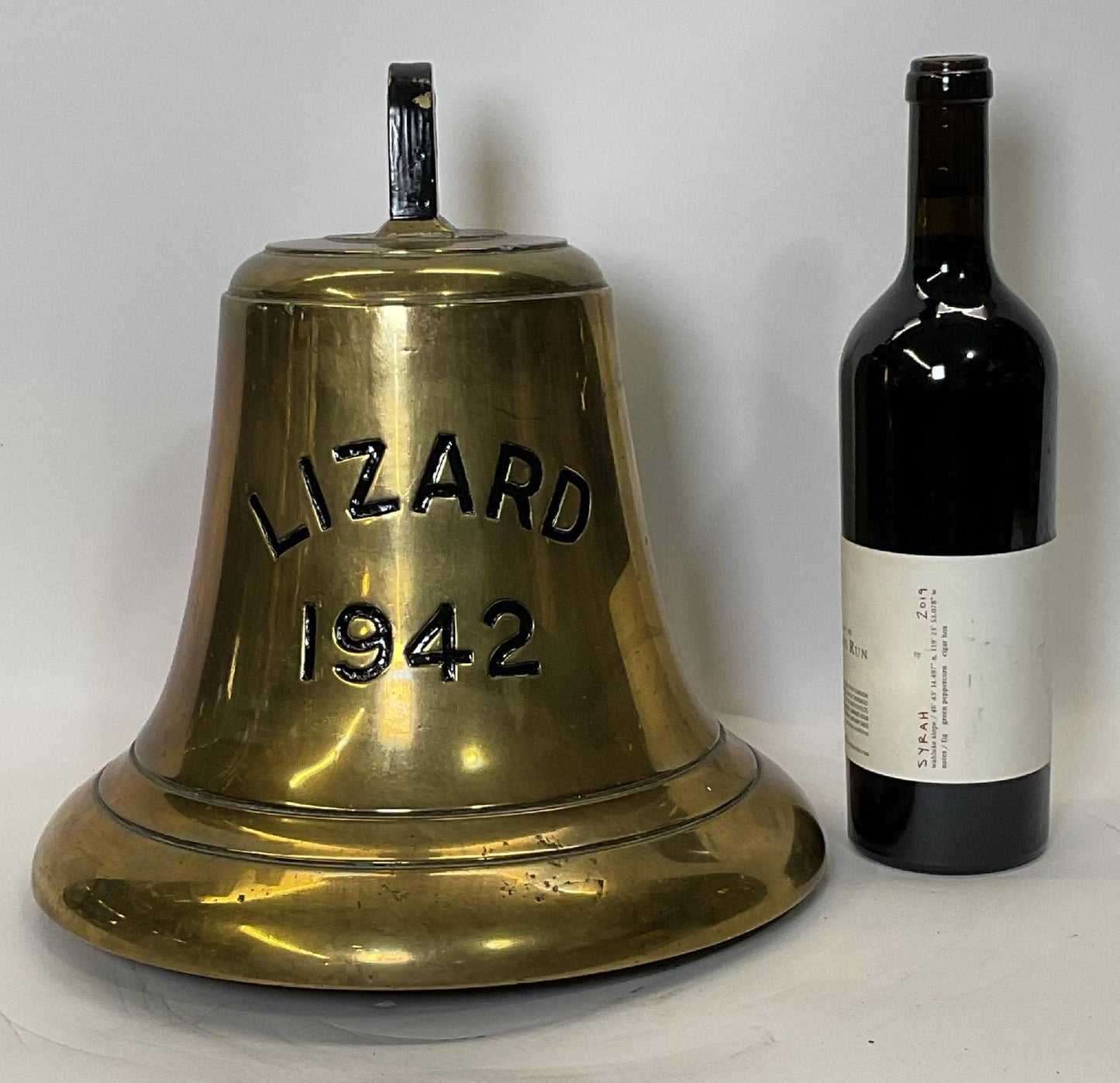 Bell from HMS LIZARD, 1942