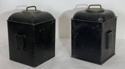 Pair of Early 20th Century Port and Starboard Lanterns