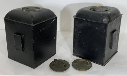 Pair of Early 20th Century Port and Starboard Lanterns