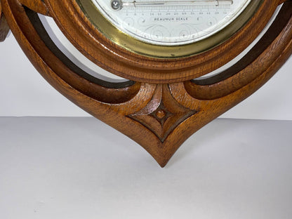 Early 20th Century French Clock and Barometer