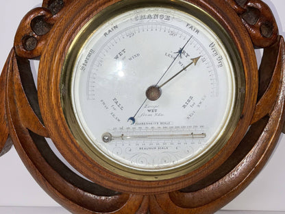 Early 20th Century French Clock and Barometer