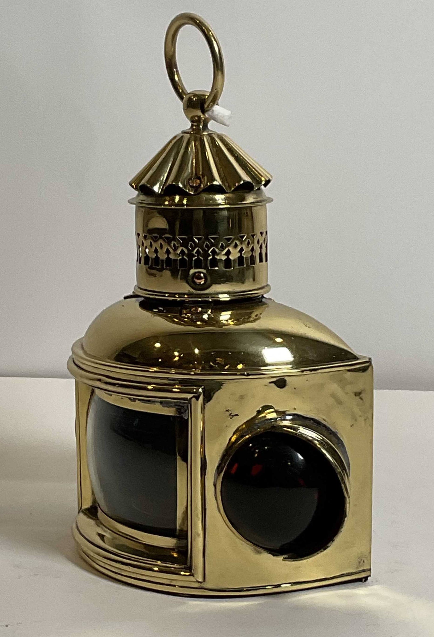 Antique Brass Boat Lantern