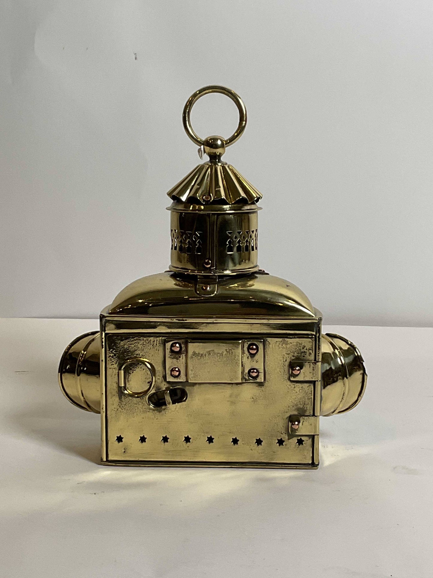 Antique Brass Boat Lantern