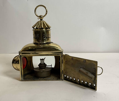 Antique Brass Boat Lantern