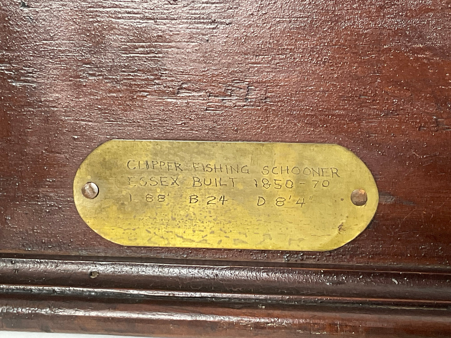 Builders Half Model of an Essex Built Fishing Schooner