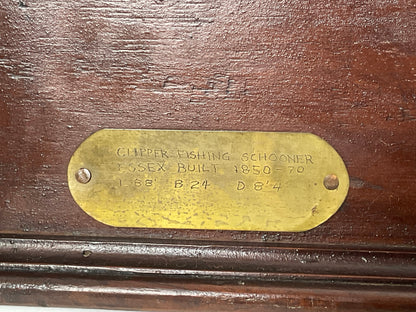 Builders Half Model of an Essex Built Fishing Schooner