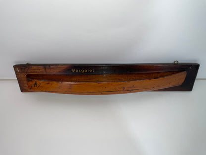 Carved Half Model of the Speedboat Margaret