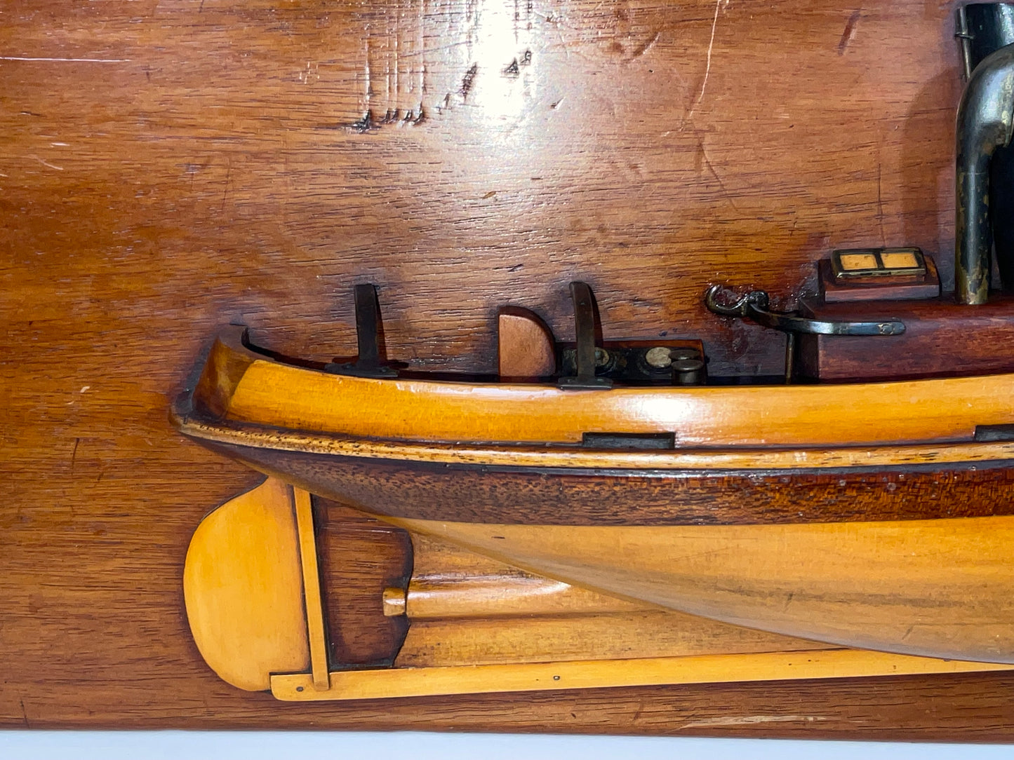 Charming Tugboat Half Model of the James Turner