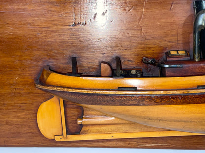 Charming Tugboat Half Model of the James Turner