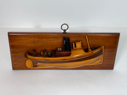 Charming Tugboat Half Model of the James Turner