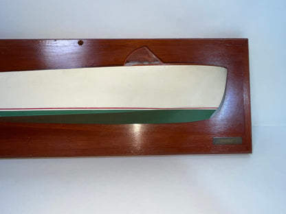 Fine Half Model of a 1950s Speedboat Model