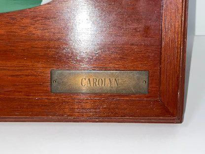 Fine Half Model of a 1950s Speedboat Model