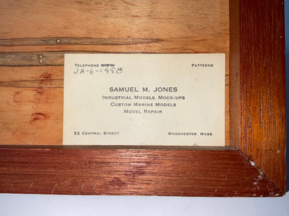 Fine Half Model of a 1950s Speedboat Model