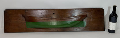 Half Hull Model of an American Packet Ship