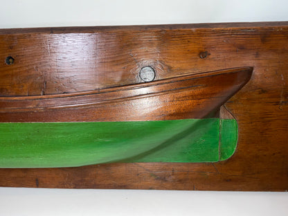 Half Hull Model of an American Packet Ship